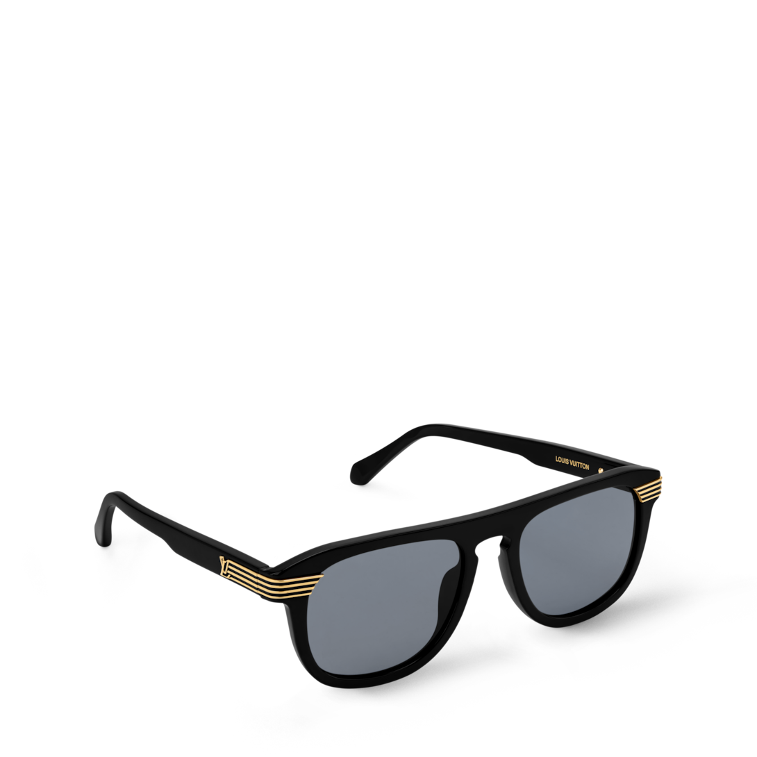 LV Slide Round Square Sunglasses S00 - Men - Accessories | LOUIS
